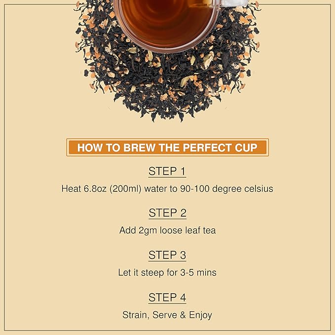 BREWIX, Pumpkin Spice Black Tea, Loose Leaf Tea (50+ Cups, 3.53oz/100g) | Fall | Halloween | Warm and Spicy - Bloomnest