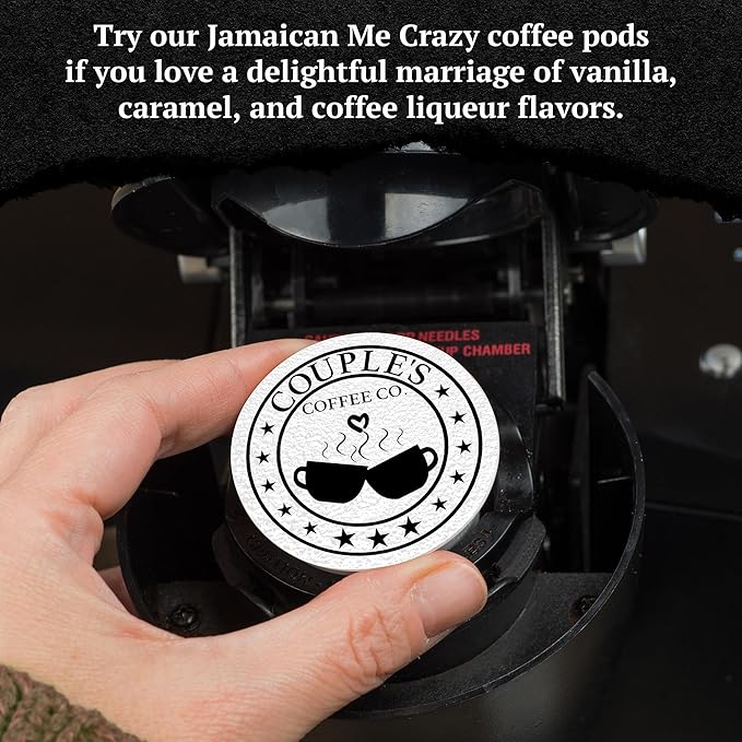Couple's Coffee K-Cups | Gives Back to Military Families | Medium Dark Roast Coffee Pods | Gourmet Coffee Made with 100% Arabica Beans | Compatible with Single Serve Brewers | 24 Count - Bloomnest