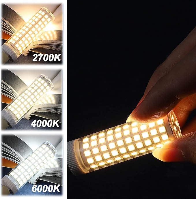 ALIDE E12 100 Watt Equivalent LED Candelabra Bulbs C7,Non-dimmable,2700K Warm White,1200LM T6 E12 10W LED Ceil Fan Light Bulbs for Chandelier Pendant Lighting,5 Pack - Bloomnest