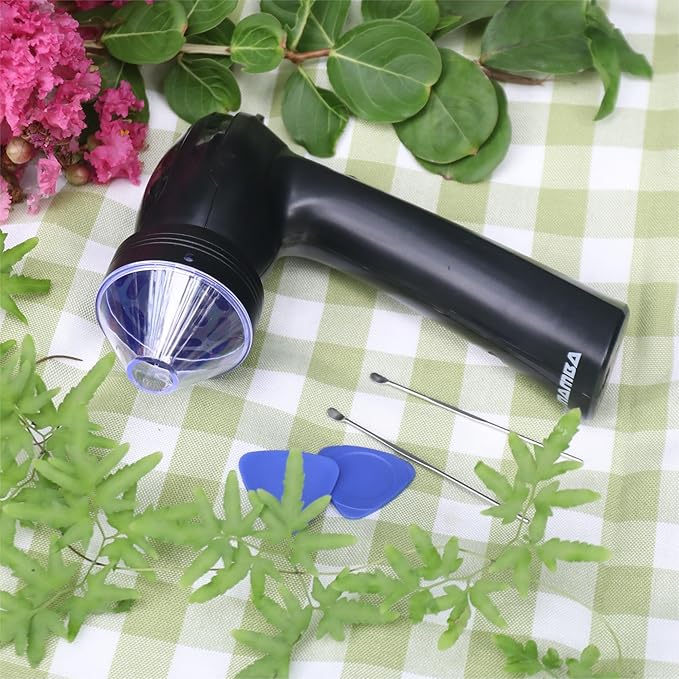 Mamba Lite 0.75g Black All-Plastic Head USB Electric Herb Grinder. Small Portable Herbal Machine & Spice Mill for the Kitchen - Bloomnest