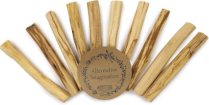 Palo Santo Sticks - Incense Sticks for Spiritual Cleansing, Stress Relief, Meditation Accessories, Home Fragrance - Sustainably Wild Harvested - Pack of 20 - Alternative Imagination