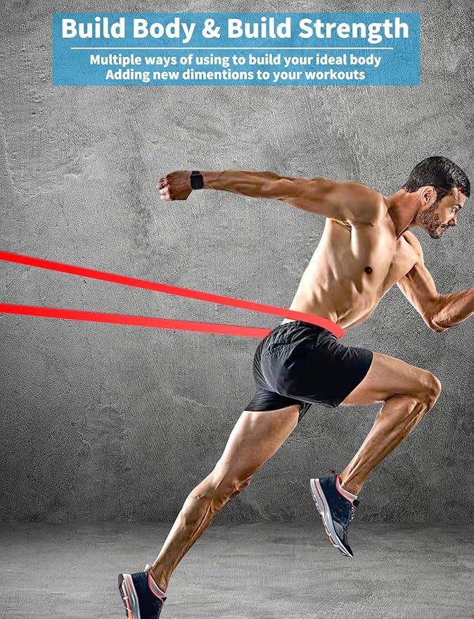 Pull Up Bands, Resistance Bands, Pull Up Assistance Bands Set for Men & Women, Exercise Workout Bands for Working Out, Body Stretching, Physical Therapy, Muscle Training - Bloomnest