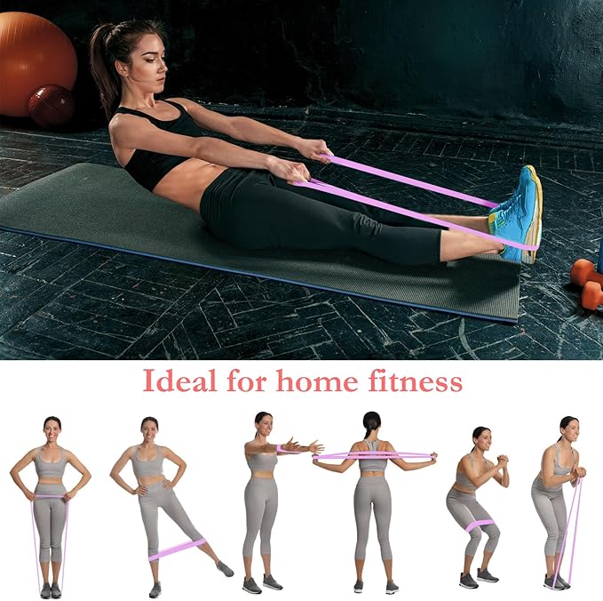 8 Pcs Resistance Bands Pull up Bands Pull up Assistance Bands Exercise Workout Bands for Working Out Muscle Training Physical Therapy Muscle Training Men and Women - Bloomnest