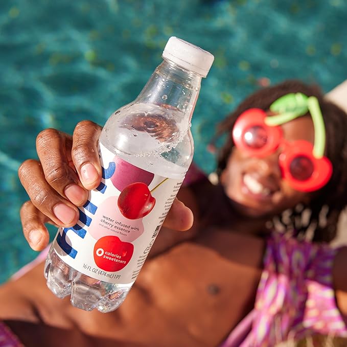 Hint Flavored Bottled Water, Cherry - Purified Water Beverages with Zero Calories, Natural Flavors, and Sugar Free - 16 Fl Oz (Pack of 12) - Bloomnest