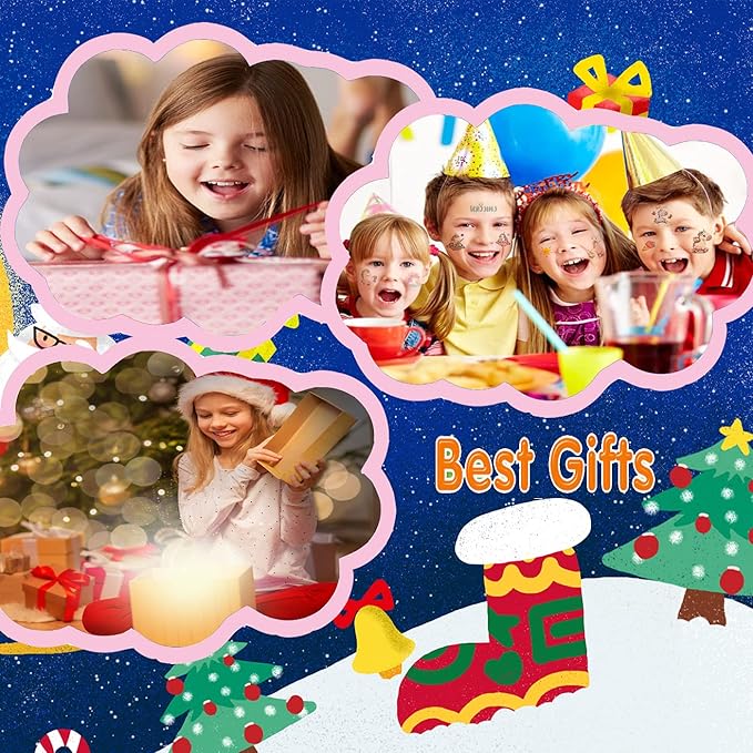 MINGKIDS Christmas Stocking Stuffers for Toddler Girls,Unicorn Gifts Age 6-8,Unicorns and Starry Night Light Projector for Kids, Birthday Gift for 3-10 Year Olds Girls - Bloomnest