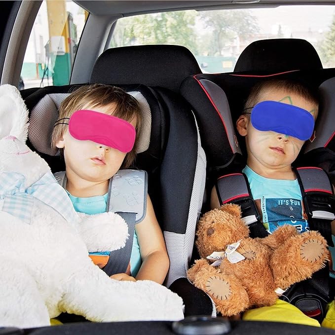 26 Pieces Eye Mask Shade Cover Blindfold Travel Sleep Eye Masks with Nose Pad for Travel Sleep or Party Supplies Game.(13 Colors) - Bloomnest