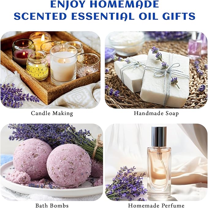 HIQILI Lavender Essential Oil - 100% Pure Undiluted, for Aromatherapy Diffuser at Room & Office, Relax Mind and Better Sleep, Therapeutic Grade | 100ML with Glass Dropper - Bloomnest