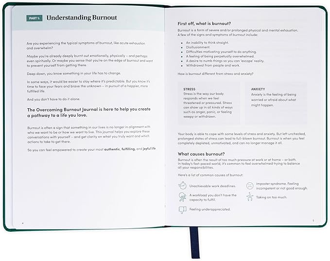 BestSelf Guided Self Care Journal for Mental Health and Overcoming Burnout | Address and Prevent Burnout | Gratitude, Mindfulness, and Healing Prompts BestSelfCo
