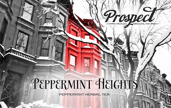 Prospect Tea Co. Peppermint Heights Herbal Tea Pods Compatible with K Cup Brewers Including 2.0, 40 Count - Bloomnest