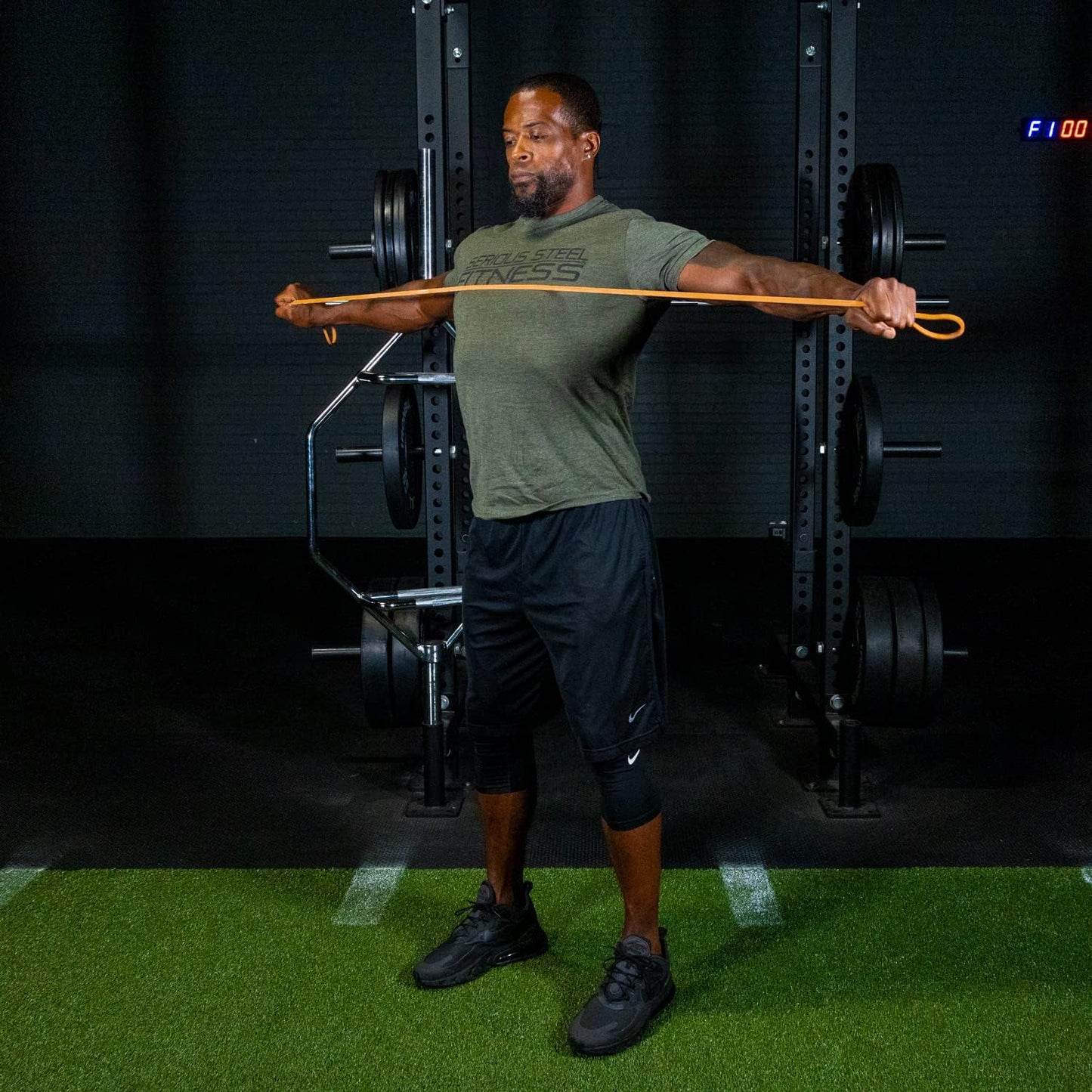 SERIOUS STEEL FITNESS Assisted 41" Pull-Up Band, Resistance & Stretch, Powerlifting & Pull-up Assist Loop (Single Band)