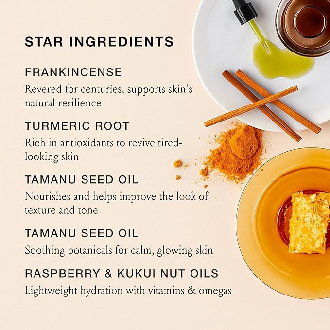 Boom Gold ™ Lightweight & Luxurious Facial Oil with Organic Ingredients for a Softer, Smoother, More Luminous Skin, with Kukui Nut & Frankincense Oil, Boom Beauty by Cindy Joseph (0.5 Oz) - Bloomnest