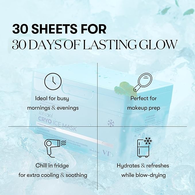 VT COSMETICS Mask Sheets (Cryo Ice Mask) - Bloomnest