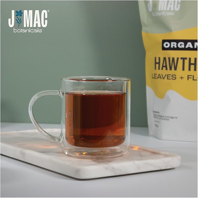 J MAC BOTANICALS Organic Hawthorn Leaf and Flower (16 oz) Dried Hawthorne leaves - Bloomnest