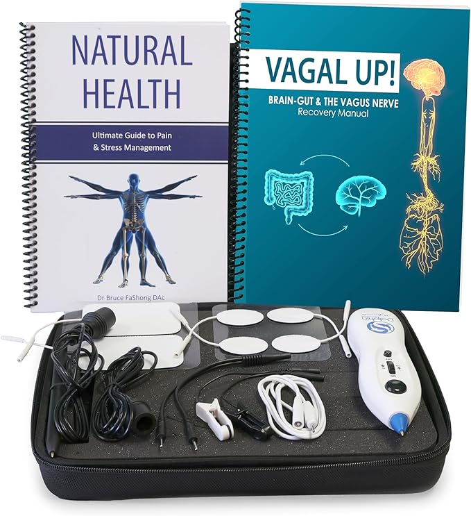 Electronic Acupuncture Pen - Vagal Stim Kit | Dolphin Neurostim | Physical Therapy Tools, Great for Reducing Stress – Enhance Vagal Tone - Over The Counter DolphinNeurostim