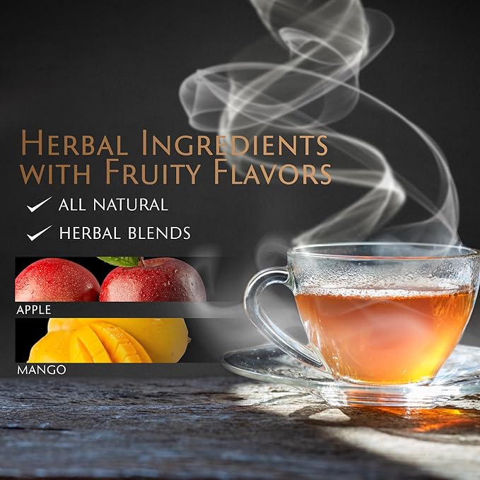 Energybolizer Perfect Weight Herbal Tea, 24 Bags (Apple Mango) – Natural Herbal Tea for Men and Women to Support Digestion and Overall Wellness - Bloomnest