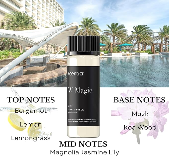 My Way Hotel Diffuser Oil | Aromatherapy Fragrances Inspired by 5-Star Hotels | Luxurious Scents Gift Set-5x20ml Bottles Set-The 1 Hotel Miami Beach & 5-Star Hotels - Thanksgiving & Holiday Gift - Bloomnest