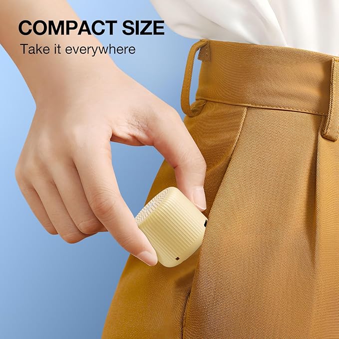 White Noise Machine Baby Portable Sound Machine,LEICEX Travel Sound Machine,15 Non-Looping Sound Timer and Memory Play, Mini White Noise Machine for Sleeping Office Travel （Honey） - Bloomnest