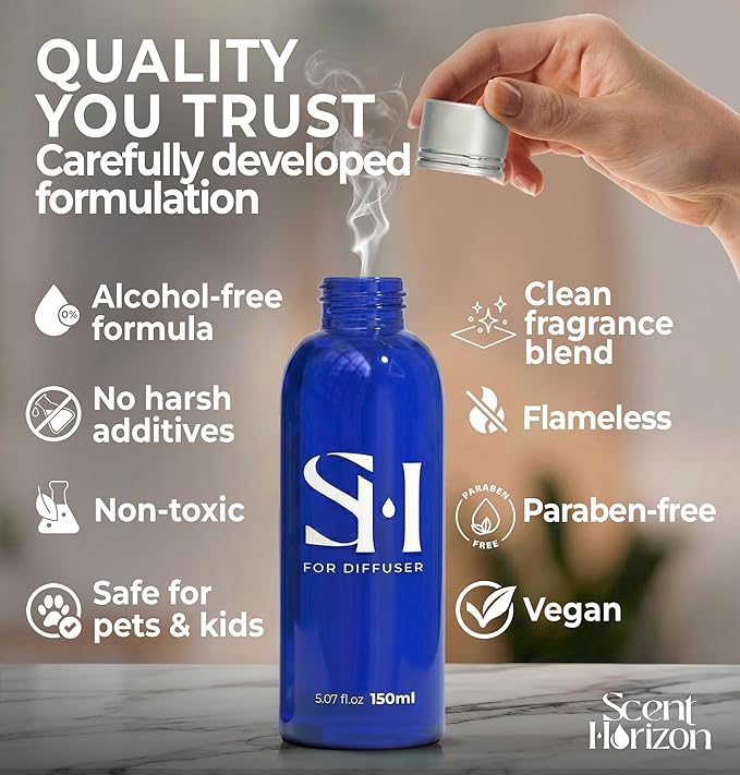 Inspired by 6-Star Hotel Monaco No.01 | Hotel Collection Diffuser Oil, 5.07 Fl oz, (150 ml) Scent Hotel Oil for Ultrasonic Diffuser and Waterless Diffuser, Luxury Highly Concentrated Fragrance Oil - Bloomnest
