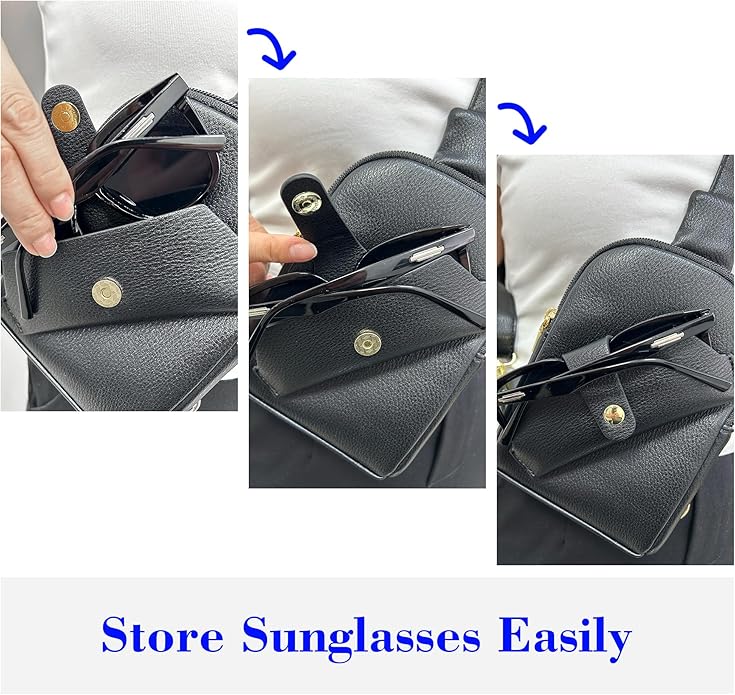 INICAT Small Sling Bag for Women Everyday & Travel Crossbody Bags Lightweight Cross Body Purses Vegan Leather - Bloomnest