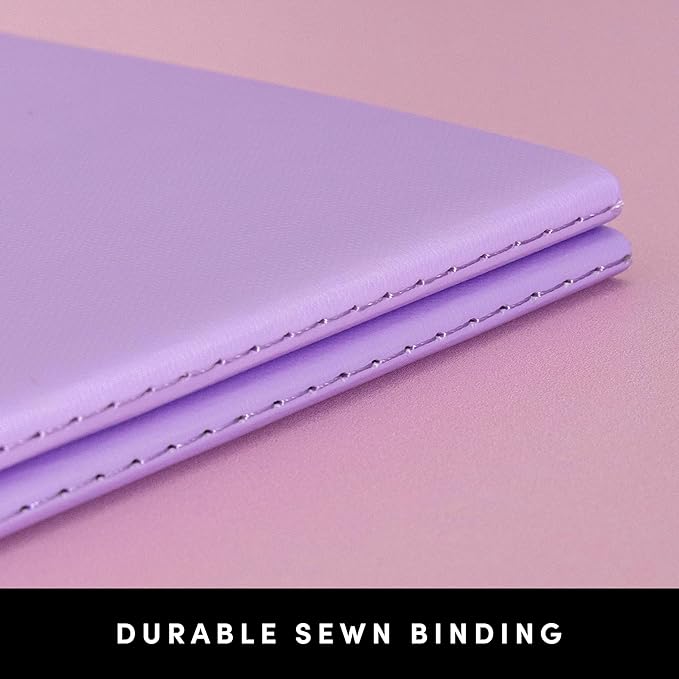 PAPERAGE Soft Cover Lined Journal Notebook, 2 Pack, (Cherry Blossom), 100 Pages, Large 7.5 inches x 9.5 inches, College Ruled, Ideal for Note Taking & Travel Journal - Bloomnest