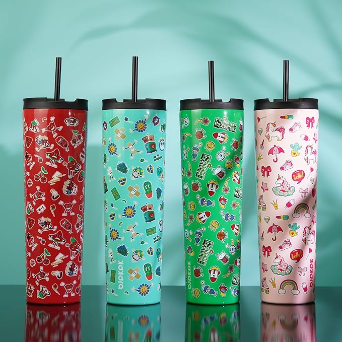 BJPKPK 22oz Stainless Steel Insulated Tumbler With lid And Straw Travel Coffee Thermal Tumblers Cup For Women And Men,Game - Bloomnest