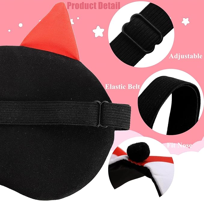 ZOOFOX 16 Pack Cute Animal Eye Mask, Soft Blackout Blindfold Sleeping Mask with Adjustable Strap, 3D Funny Eye Cover for Women Men Kids Plane Travel Yoga Office Snap Night Sleeping - Bloomnest