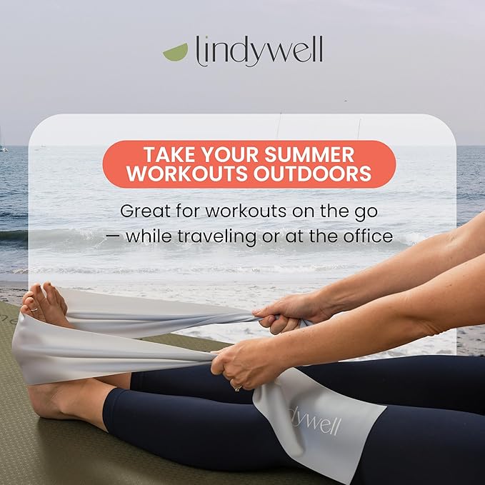 Lindywell Fabric & Exercise Bands for Women & Men - Resistance Bands for Working Out, Including Glute Activation, Strength Training, Physical Therapy - Durable, Non-Slip & Perfect for Home Or Gym Use - Bloomnest