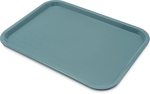 Carlisle FoodService Products Cafe Plastic Fast Food Tray, 12" x 16", Slate - Bloomnest