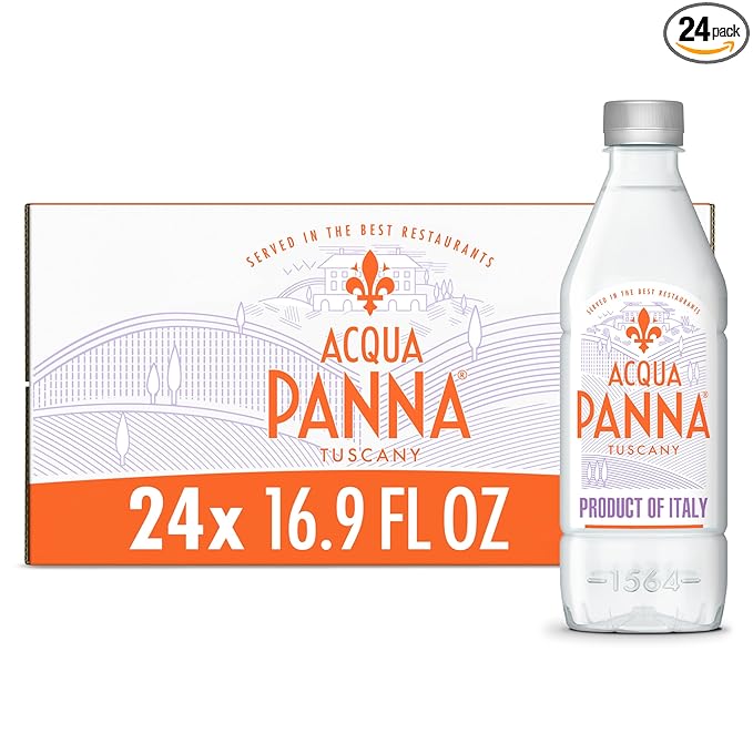 Acqua Panna Natural Spring Water, 16.9 Fl. Oz. Plastic Bottles, Pack of 24 - Bloomnest