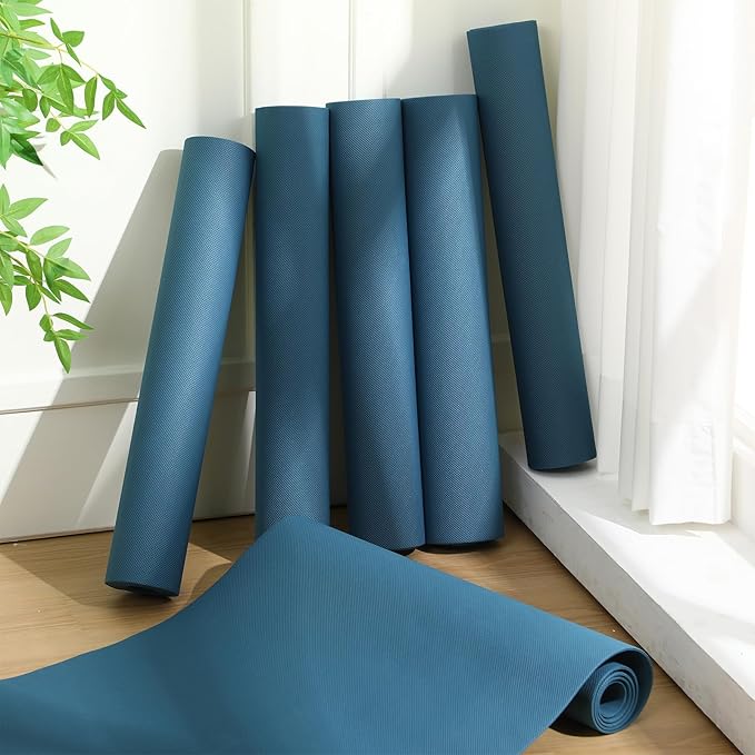Timgle 6 Pack Yoga Mats Bulk Non Slip Exercise Yoga Mat Thick Anti Slip Tear Resistant Sports Gym for Fitness Stretching Home Workout and Studio - Bloomnest