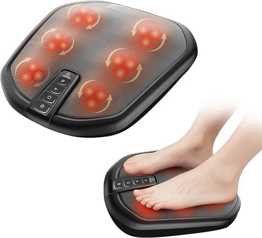 COMFIER Shiatsu Foot Massager with Heat, Heated Elecric Keading Feet Massager Machine, Heat Function,Foot Massage for Neuropathy,Plantar Fasciitis, Ideal Gift for Women/Men/Mom/Dad - Bloomnest