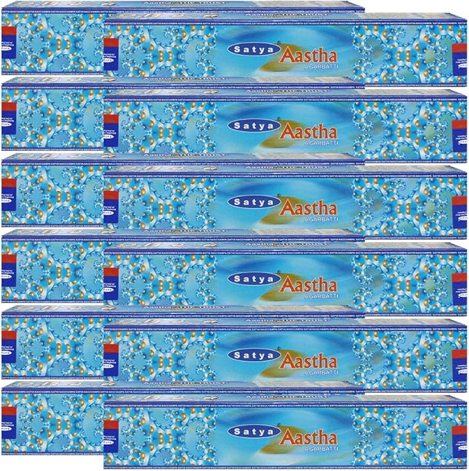 Aastha Incense Sticks and Incense Stick Holder Bundle Insence Insense Satya - Bloomnest