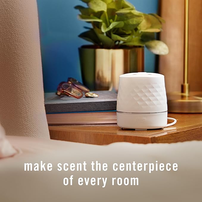 Febreze Plug Scent Booster Starter Kit, Oil Diffuser, Air Freshener Plug in, Continuous Scent Device + 2 Gain Original Refills - Bloomnest