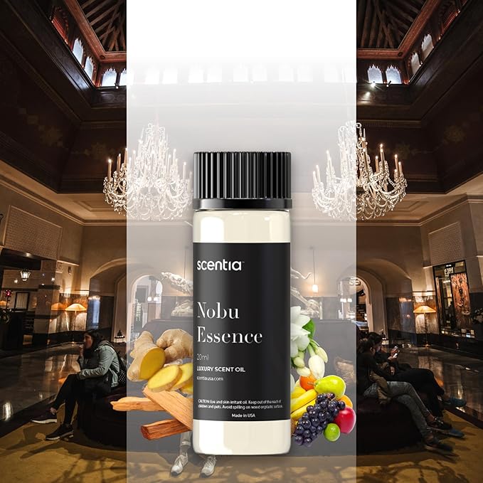 Scentia Hotel Diffuser Oil – Inspired by Nobu Hotels, Aromatherapy Fragrance Oil for Home, Office, Living Room (20 ml / 0.67 Fl Oz) - Bloomnest