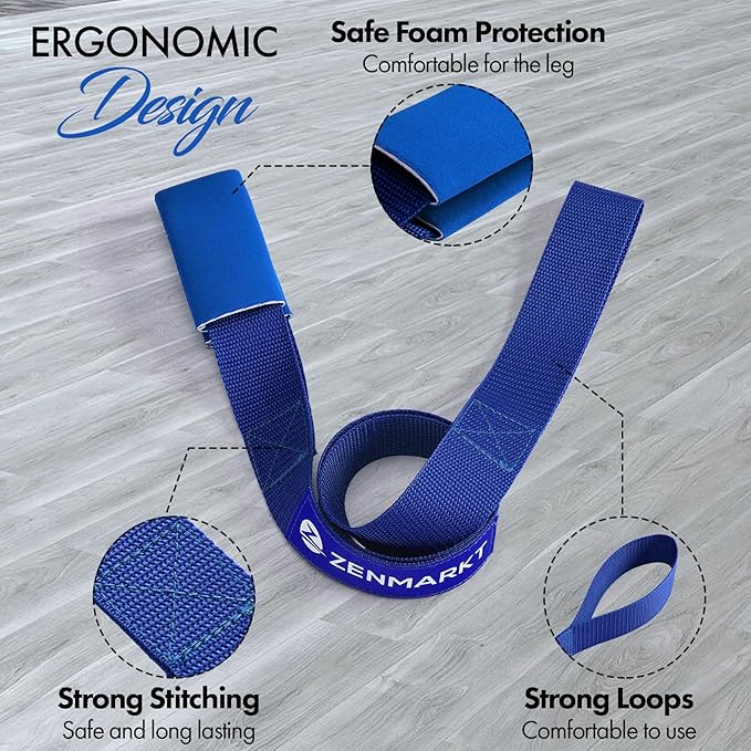 Stretching Strap for Cheer – Flexibility Stunt Strap for Cheerleaders – Durable Cheer Stretching Bands for Improved Flexibility, Range of Motion – Essential Cheer Accessories - Bloomnest