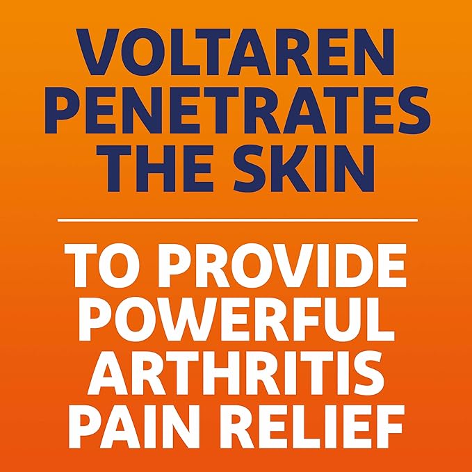 Voltaren Arthritis Pain Gel for Powerful Topical Arthritis Pain Relief with Diclofenac - NEW Easy Open Cap - 100 g x 2 - Bloomnest