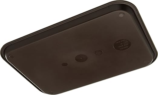 Carlisle FoodService Products CT121669 Café Standard Cafeteria / Fast Food Tray, 12" x 16", Chocolate (Pack of 24) - Bloomnest