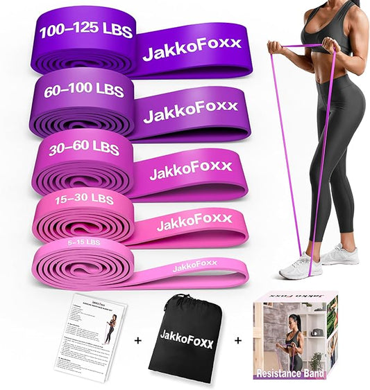 Resistance Bands,Pull Up Bands,Stretching Assist Bands Set for Men & WomenPortable Exercise, Muscle Training,Physical Therapy,Exercise Workout Bands for Working Out - Bloomnest