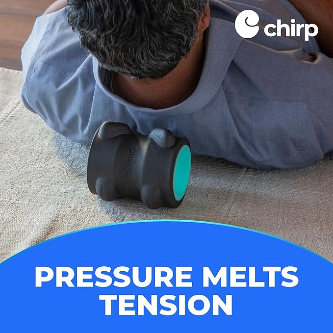 Chirp Wheel XR Massage Roller for Neck & Headache Relief – Rejuvenate Body, Spinal Care & Tension Through Thumb Pressure Release | High-Density Foam for Physical Therapy, 500lbs Capacity, 4" Mint - Bloomnest