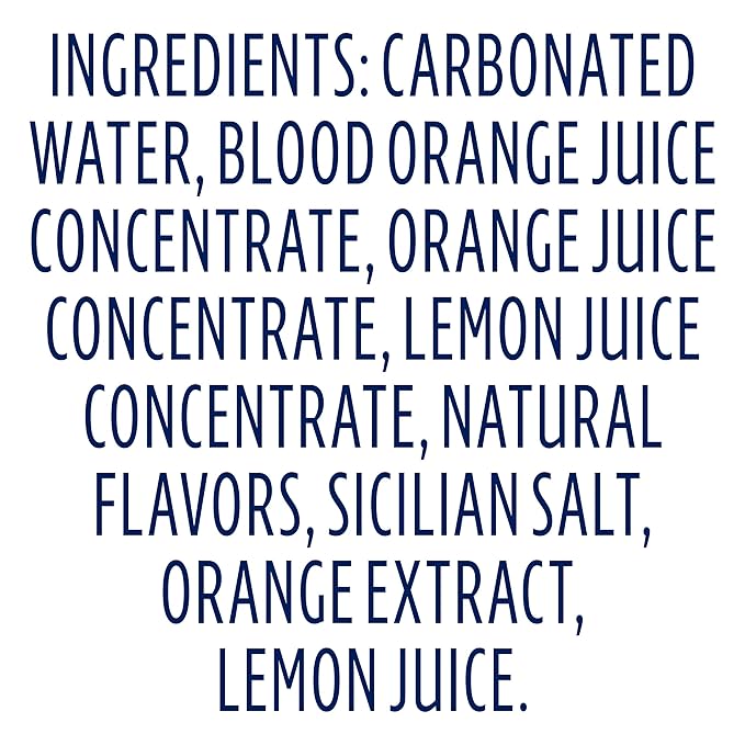 Sanpellegrino CIAO Blood Orange Sparkling Water, Low-Calorie Italian Sparkling Water with Real Fruit Juices, 0g Added Sugar, 24-Pack - Bloomnest