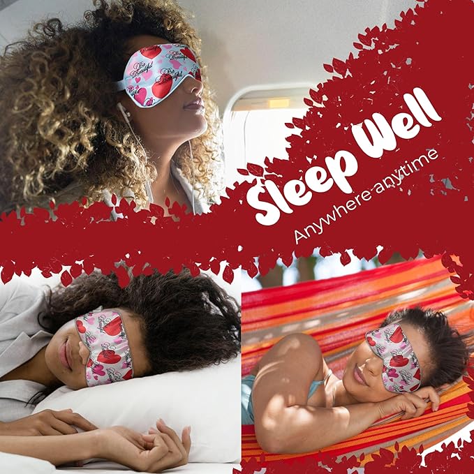 Luxury Elastic Band Sleep Mask – Soft, Lightweight & Ultra Comfort-Perfect for Light Blocking Wake up Radiant-Blue - Bloomnest