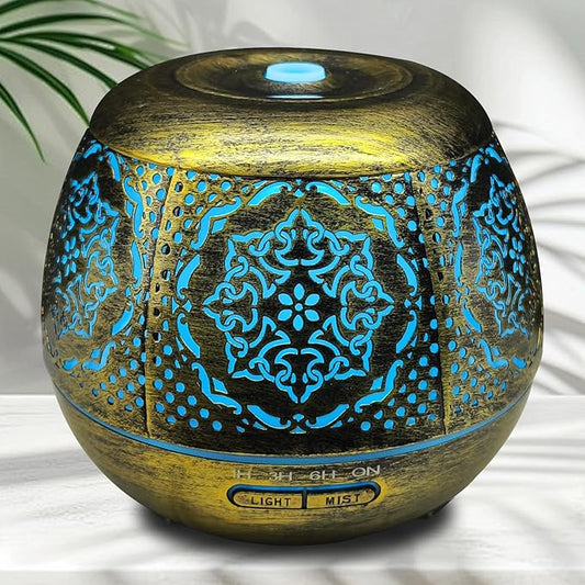 Essential Oil Diffuser for Home 500ML, Aromatherapy Diffusers for Essential Oils Large Room with Cool Mist Humidifiers for Bedroom 7 Colors Changed & 3 Mist Mode Automatic Shut-Off - Bloomnest