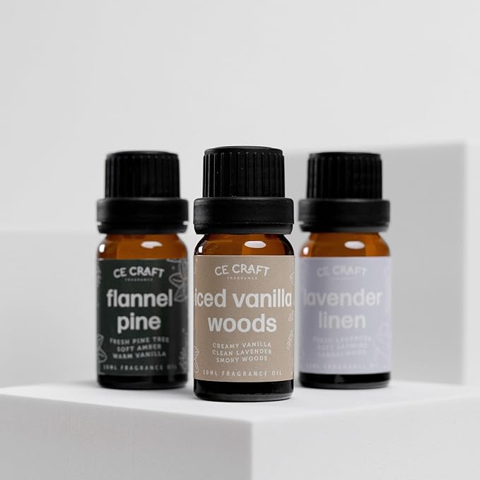 CANDECraftCo Premium Fragrance Oil – Diffuser Oils Fragrances Scented for Home, Candle Soap Making Supplies, Aromatherapy Blends for House (0.34 Fl Oz) (2-Pack, Vanilla Oak) - Bloomnest