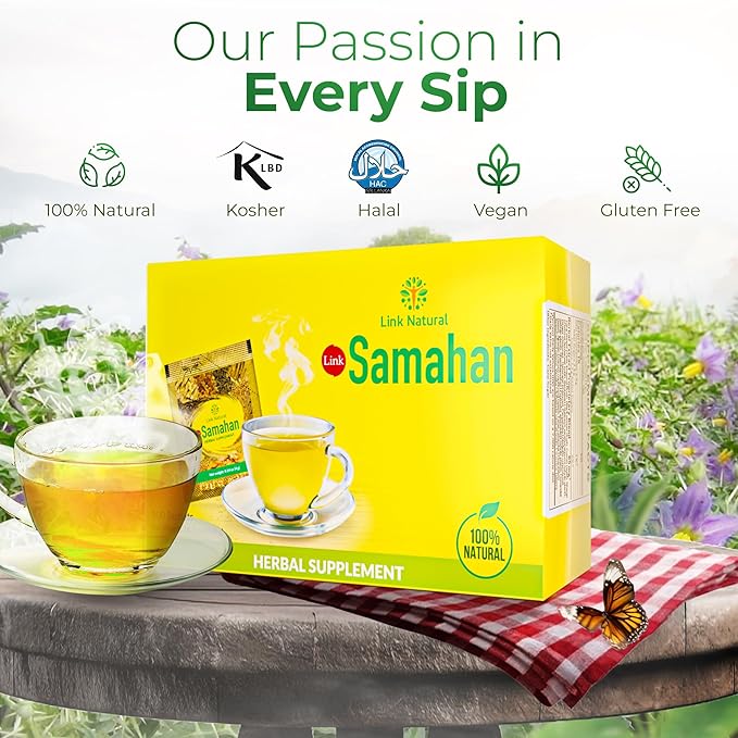 Samahan Tea bags 60 Tea Bags, Link Natural link saman, samahan tea, sri Lanka - Bloomnest