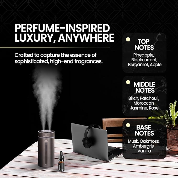 Greed Diffuser Oil | Perfume Diffuser Oil Refill | 10ml Oil Diffuser Essential Oils | Versatile and Mess-Free | Long-Lasting Essential Oils for Humidifiers for Spa, Home, and Office by Perfa - Bloomnest
