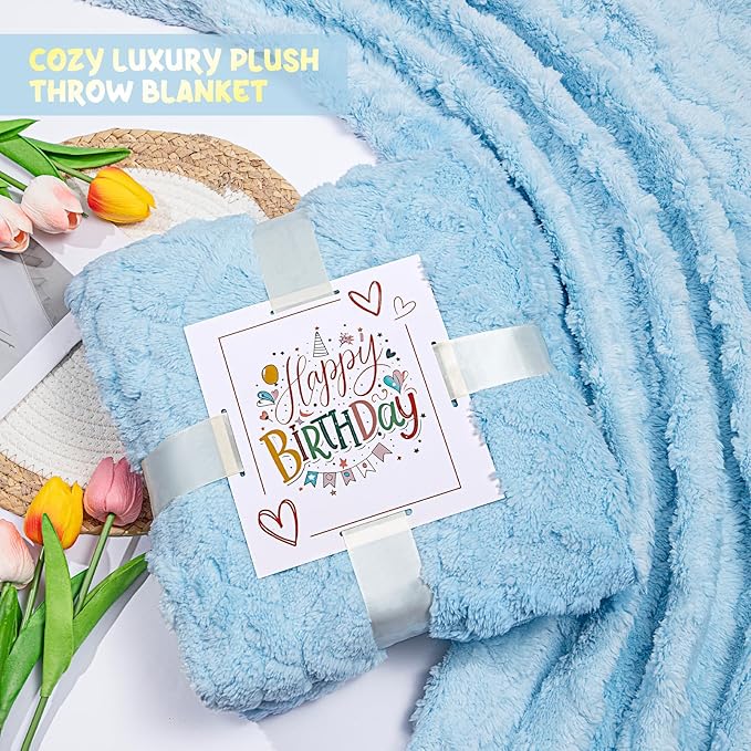 Birthday Gifts for Women, 13PCS Unique Happy Birthday Gifts Basket for Mom Her Best Friend Sister Wife Girlfriend Coworker Bestie, Luxury Self Care Box Relaxing Spa Gifts Set (Ocean) - Bloomnest