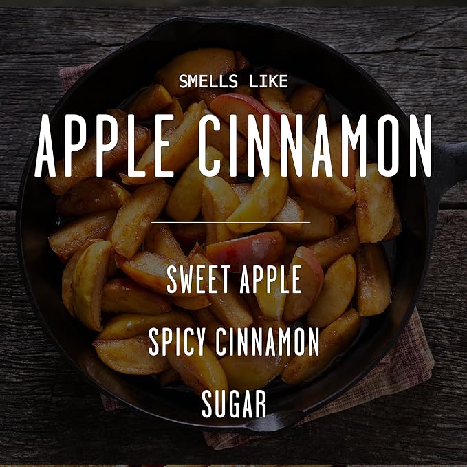 Apple Cinnamon Candles, Cinnamon Apple Candle - 'Apple Cinnamon' Infused w/Essential Oils I Scented Strong Soy Candles for Home for Christmas/Fall I Apple Pie Candle I 50Hr Burn, Made in USA - Bloomnest