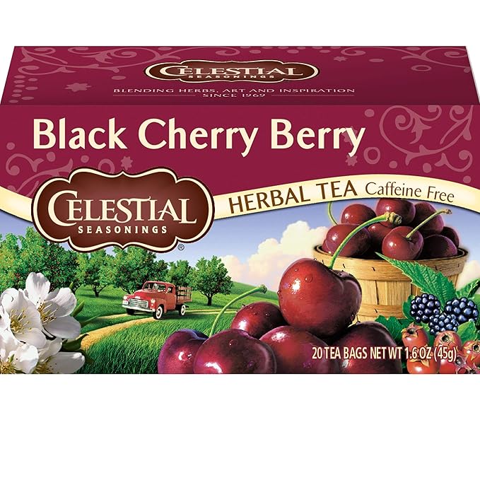 Celestial Seasonings Black Cherry Berry Tea, 20 ct, Multi - Bloomnest