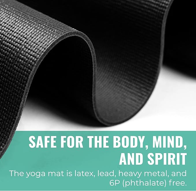 Elevate Yoga Mats, 10 Pack, 72" Long x 24" Wide, 4 mm Thick, Non-Slip and Easy to Clean Gym Mats for Schools and Studios - Bloomnest