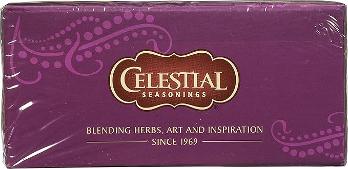 Celestial Seasonings Wild Berry Zinger Herbal Tea, Caffeine Free, 20 Tea Bags Box (Pack of 3) - Bloomnest